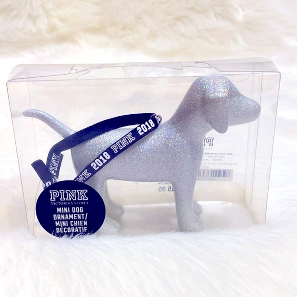 Victoria’s Secret PINK Mini Dog Ornament NWT Excellent Condition - Picture 3 of 3